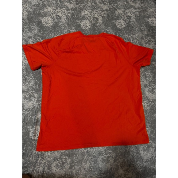 Carhartt Relaxed Fit Short Sleeve Work T Shirt Red 3XL - Picture 6 of 8